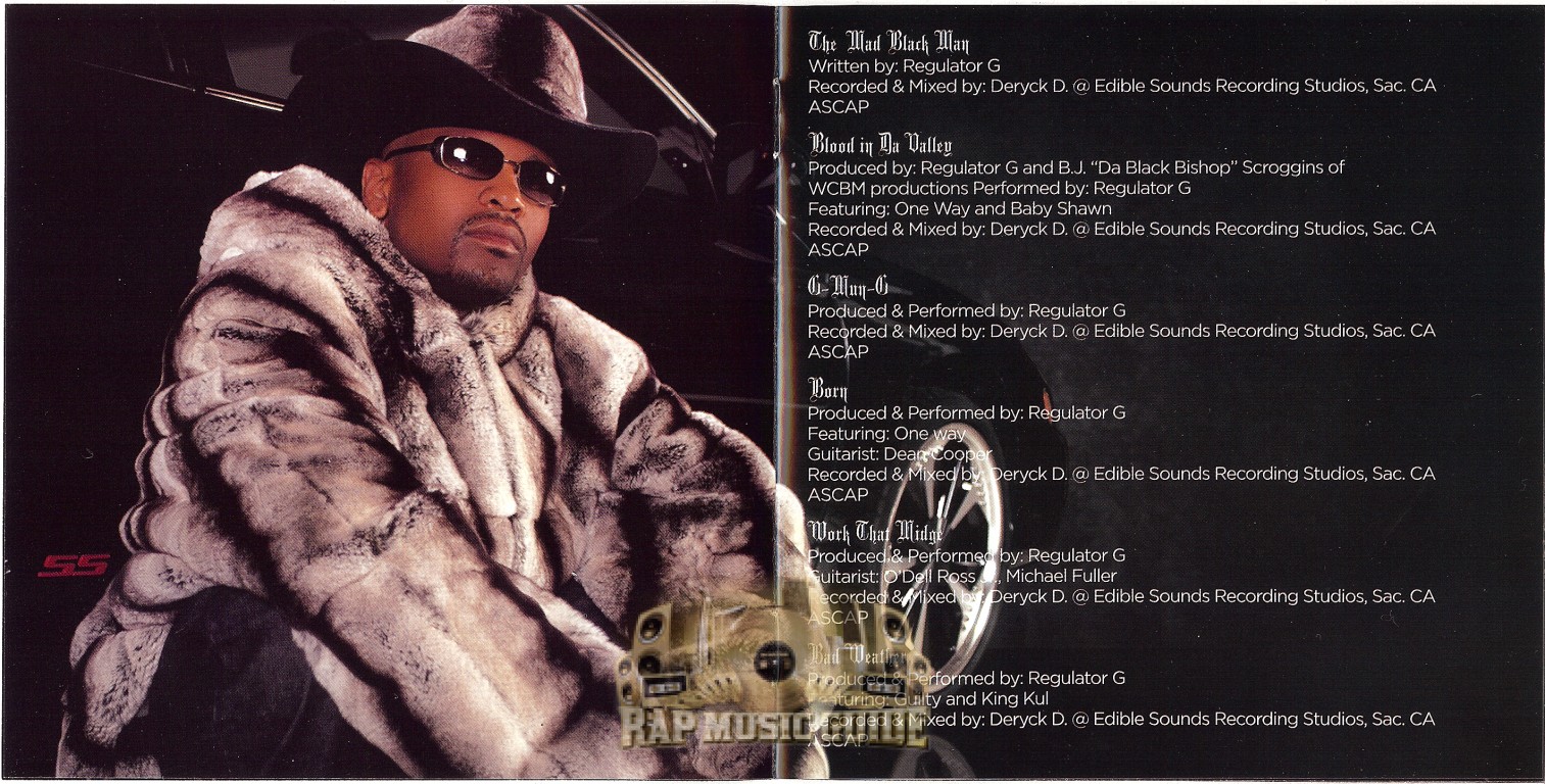 洋楽 G-RAP Regulator G Regulator G - The Mad Black Man: CD | Rap Music Guide